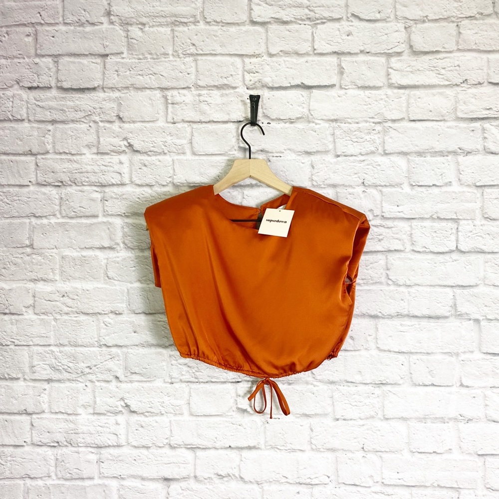 Superdown Renee Crop Top In Rust - image 3